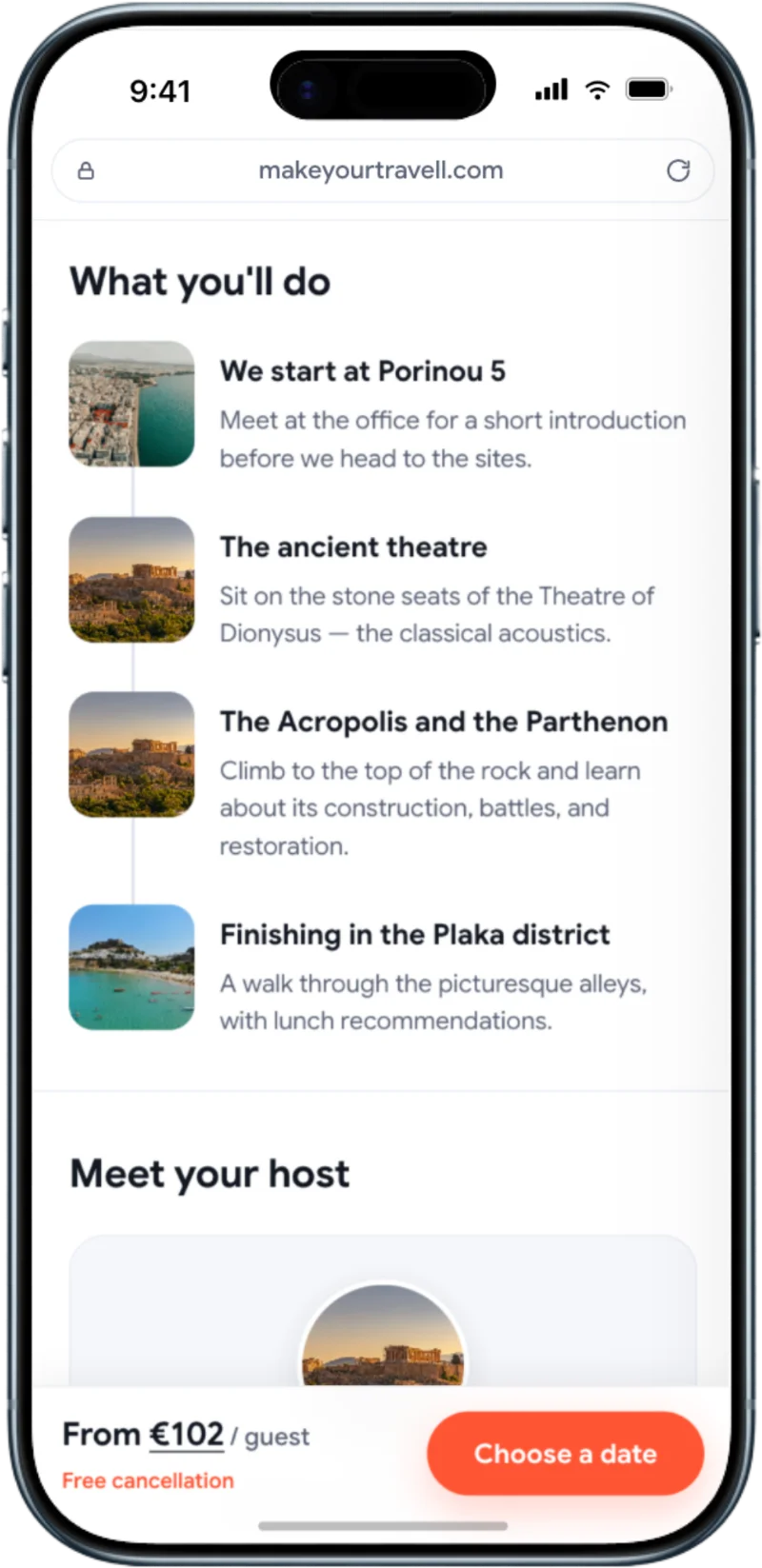Host service preview