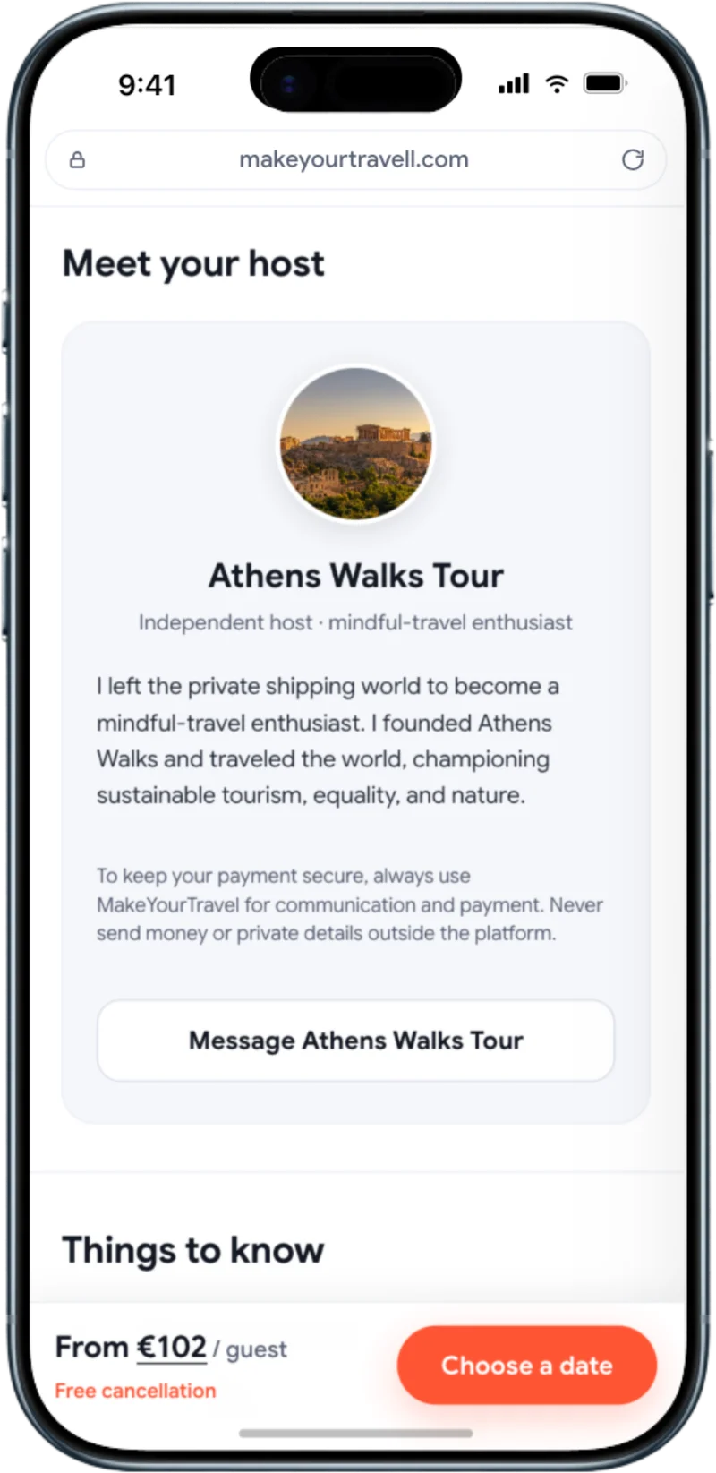Host service preview